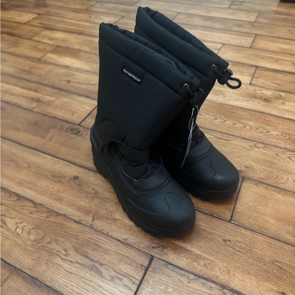 Waterproof Black Winter Boots